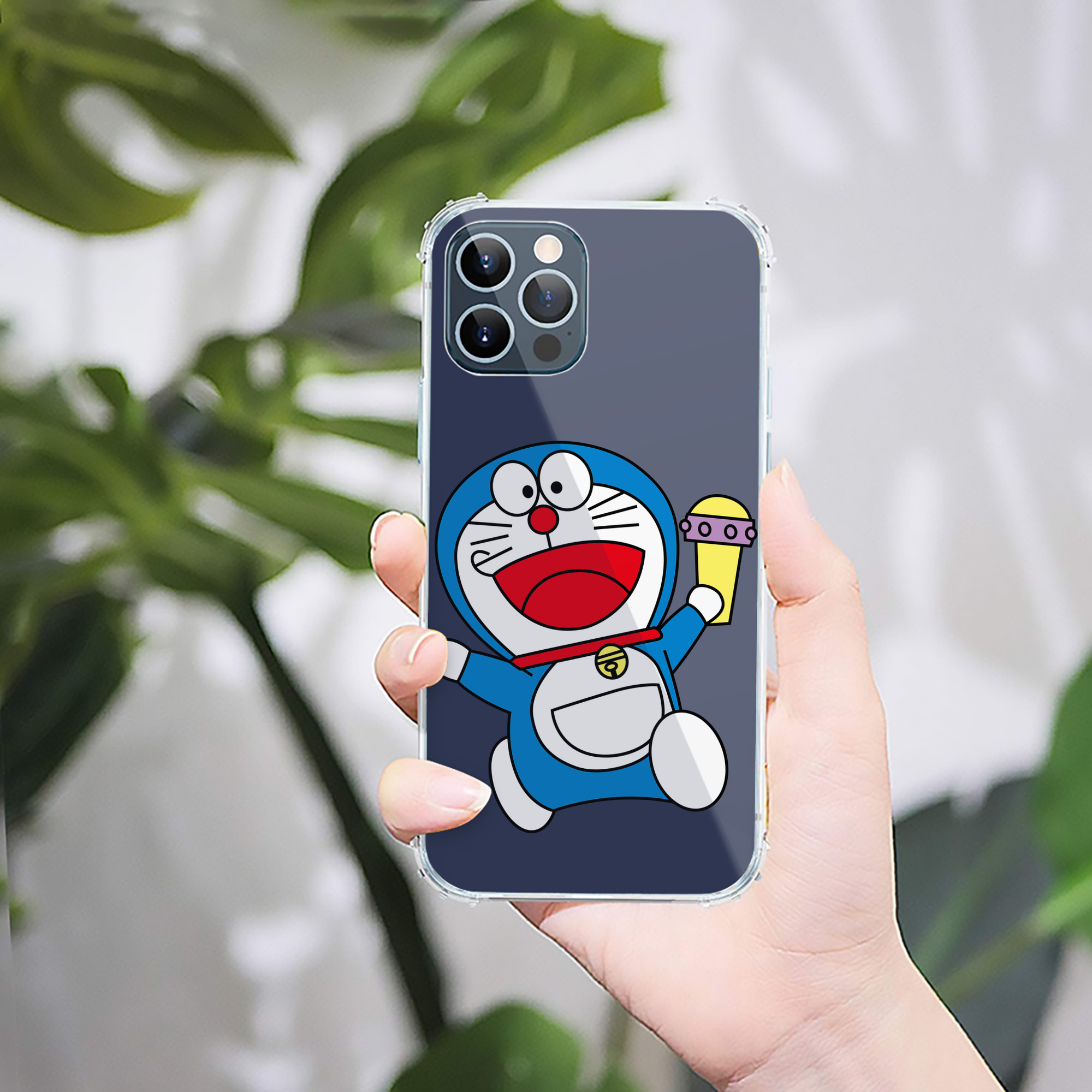 （画像用） ドラえもん Doraemon 【iPhone 12シリーズ対応】透明スマホケース（クリアソフトケース）